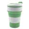 350ML Collapsible Cup Silicone Travel Cup Foldable Coffee Mug With Lid 2