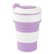 350ML Collapsible Cup Silicone Travel Cup Foldable Coffee Mug With Lid 3