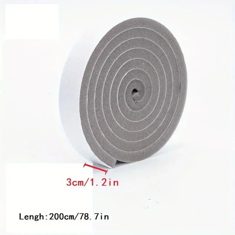 4M Weather Stripping Tape Door Seal Strip Foam Soundproof Insulation Tape 1