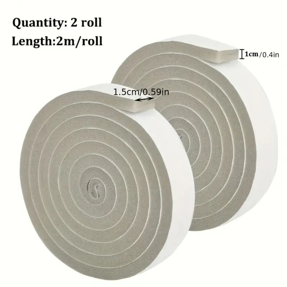 4M Weather Stripping Tape Door Seal Strip Foam Soundproof Insulation Tape 2