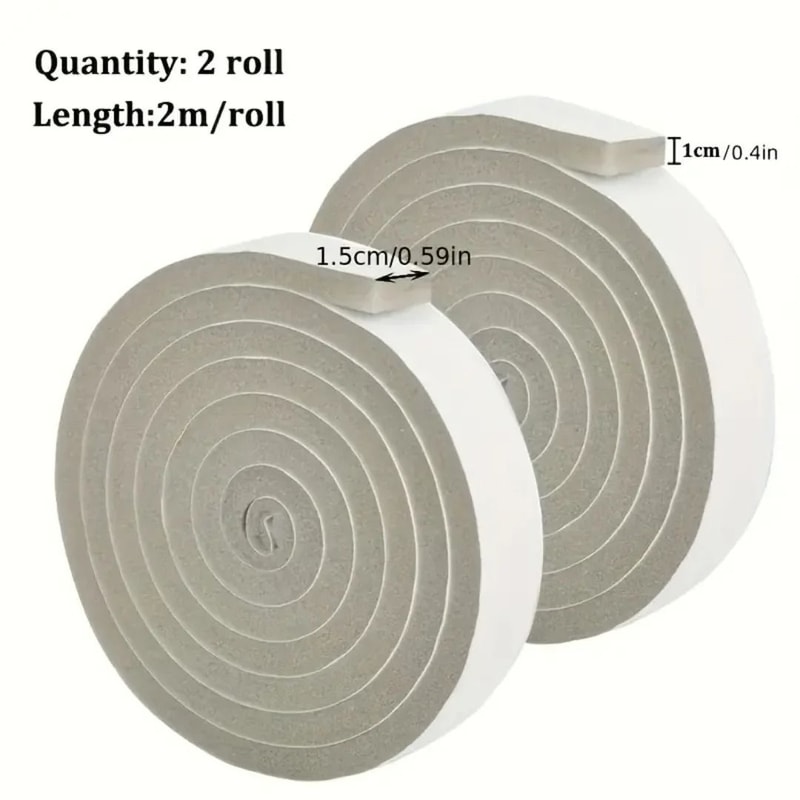 4M Weather Stripping Tape Door Seal Strip Foam Soundproof Insulation Tape 2