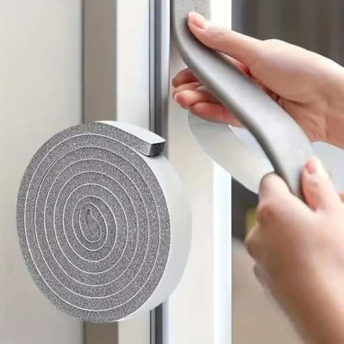4M Weather Stripping Tape Door Seal Strip Foam Soundproof Insulation Tape
