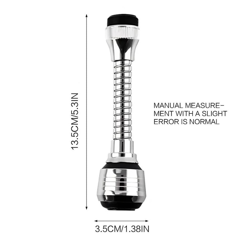 Kitchen Faucet Extender Rotating Faucet Aerator Water Saving Sink Sprayer 4