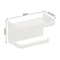 Wall Mounted Toilet Paper Holder With Shelf Bathroom Storage Rack Organizer 2