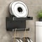 Wall Mounted Toilet Paper Holder With Shelf Bathroom Storage Rack Organizer 6