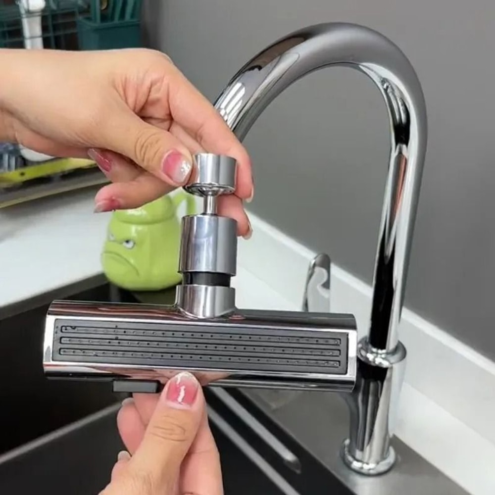 Waterfall Faucet Extender Rotating Multi Mode Faucet Aerator Sink Sprayer 0