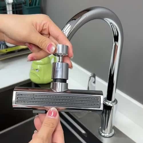 Waterfall Faucet Extender Rotating Multi Mode Faucet Aerator Sink Sprayer