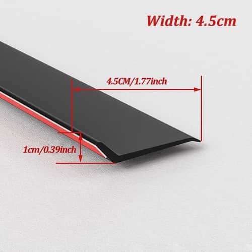 Window Weather Strip Water Blocking Bar Sliding Window Rain Seal Insulation Strip