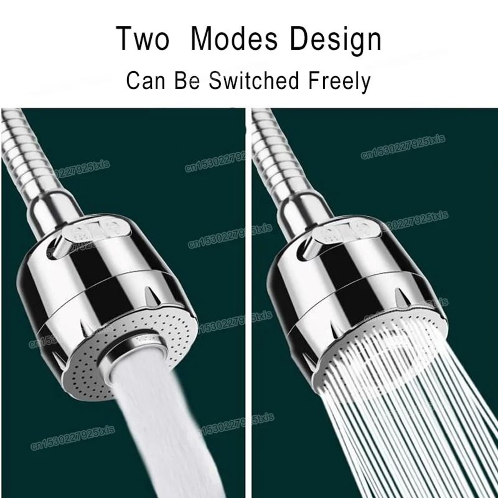 360 Degree Faucet Extender Rotating Faucet Aerator Water Saving Tap Nozzle 10