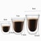 Double Wall Glass Cup Borosilicate Insulated Coffee Tea Mug Heat Resistant 7