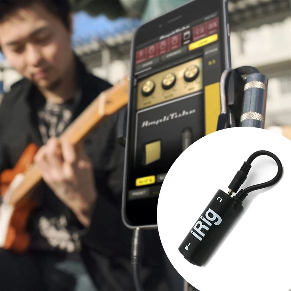 IRig Guitar Interface Adapter 35mm Audio Interface Mobile Recording Cable 3