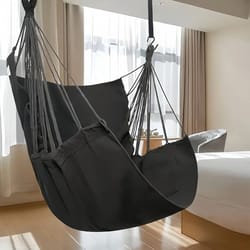 hammock chair hanging swing chair portable outdoor fabric seat with storage bag