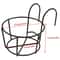 Iron Hanging Plant Holder Balcony Flower Pot Rack Railing Garden Plant Stand 6