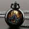 Retro Dragon Pocket Watch Quartz Vintage Antique Style Pendant Watch 6