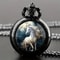 Retro Dragon Pocket Watch Quartz Vintage Antique Style Pendant Watch 7