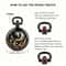 Retro Dragon Pocket Watch Quartz Vintage Antique Style Pendant Watch 15
