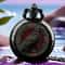 Colorful Pocket Watch Retro Quartz Flip Necklace Vintage Style Pendant Watch 7
