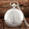 Retro Bronze Quartz Pocket Watch Vintage Style Flip Cover Timepiece 8