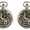 Vintage Dragon Pocket Watch Bronze Quartz Fantasy Necklace Timepiece 1