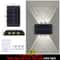 Outdoor Solar Wall Light Waterproof LED Up Down Garden Lighting Lamp 4