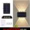 Outdoor Solar Wall Light Waterproof LED Up Down Garden Lighting Lamp 5