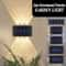 Outdoor Solar Wall Light Waterproof LED Up Down Garden Lighting Lamp 16