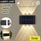 Outdoor Solar Wall Light Waterproof LED Up Down Garden Lighting Lamp 18