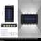Outdoor Solar Wall Light Waterproof LED Up Down Garden Lighting Lamp 8