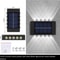 Outdoor Solar Wall Light Waterproof LED Up Down Garden Lighting Lamp 8