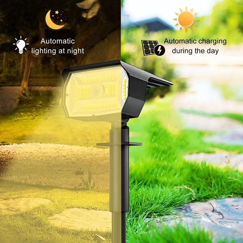 56 LED Solar Motion Sensor Light Outdoor Waterproof Garden Spotlight 6