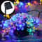 Solar Cherry Blossom String Lights Outdoor Waterproof Fairy Garden Party Lights 12