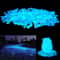Glow In The Dark Pebbles 500pcs Luminous Garden Decorative Stones 14