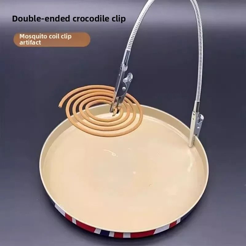 Zen Incense Holder Clip Mosquito Coil Crocodile Clip Aromatherapy Diffuser 8