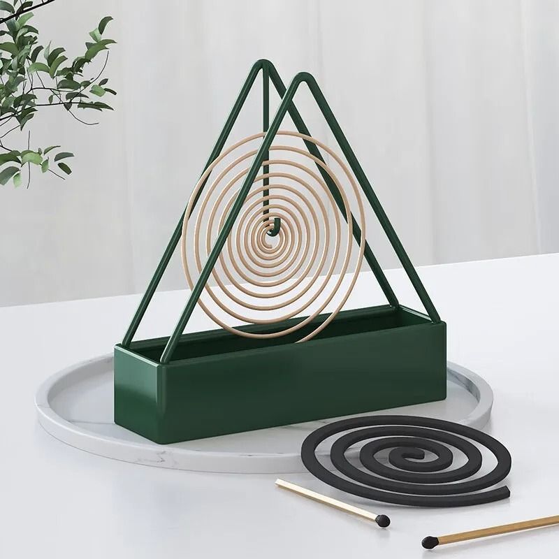 Mosquito Coil Holder Plastic Incense Burner Rack Indoor Outdoor Repellent Stand 0
