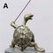 Mini Turtle Incense Holder Metal Animal Stick Incense Burner Decor 1