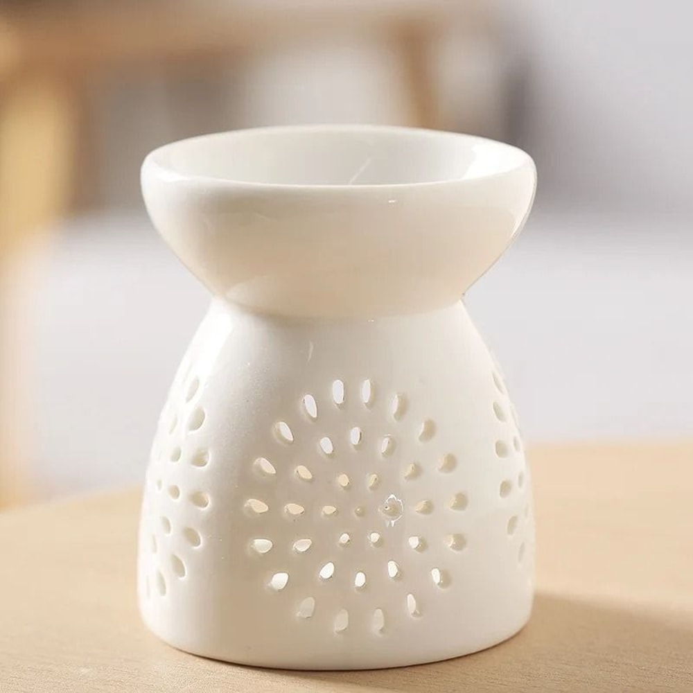 Ceramic Aromatherapy Burner Wax Melt And Essential Oil Diffuser Holder 8