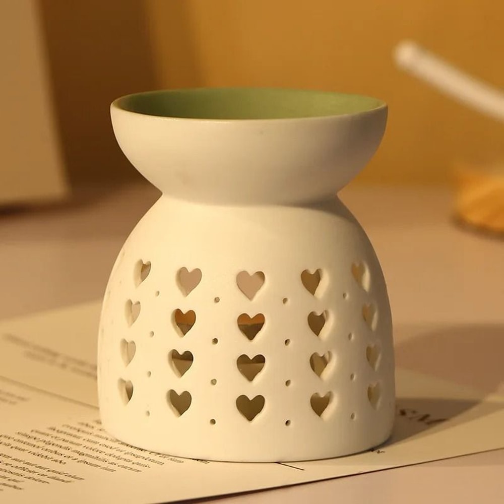 Ceramic Aromatherapy Burner Wax Melt And Essential Oil Diffuser Holder 9