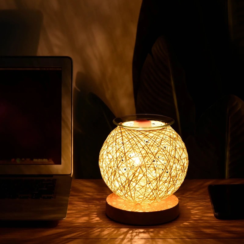 3D Electric Wax Melt Burner Essential Oil Aroma Lamp Night Light Diffuser 4