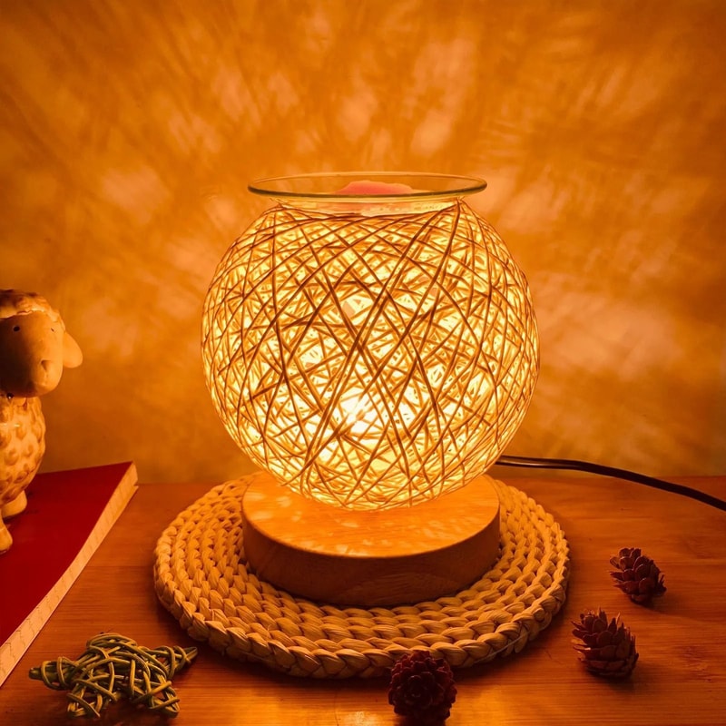 3D Electric Wax Melt Burner Essential Oil Aroma Lamp Night Light Diffuser 0