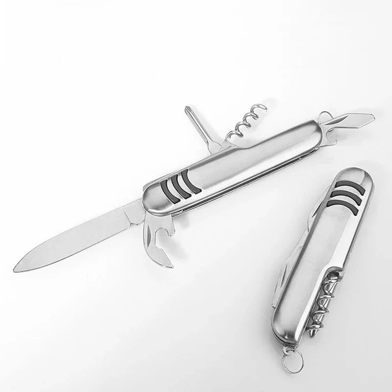 Multifunctional Folding Pocket Knife Stainless Steel Camping Utility Tool 2