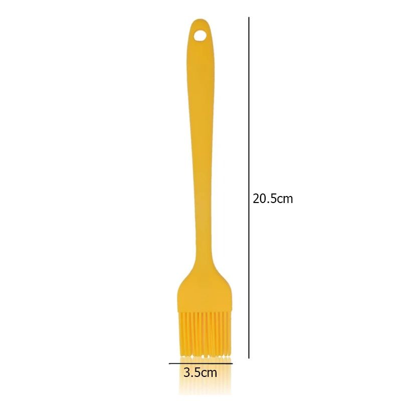 Silicone Basting Brush Heat Resistant BBQ Oil Brush For Cooking And Baking 2