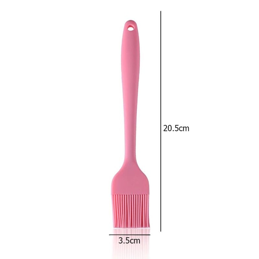 Silicone Basting Brush Heat Resistant BBQ Oil Brush For Cooking And Baking 3