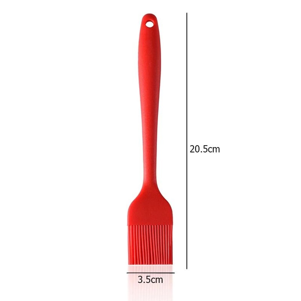 Silicone Basting Brush Heat Resistant BBQ Oil Brush For Cooking And Baking 4