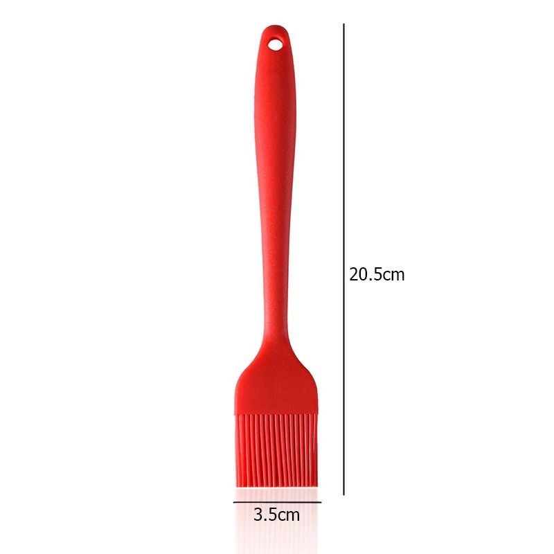 Silicone Basting Brush Heat Resistant BBQ Oil Brush For Cooking And Baking 4
