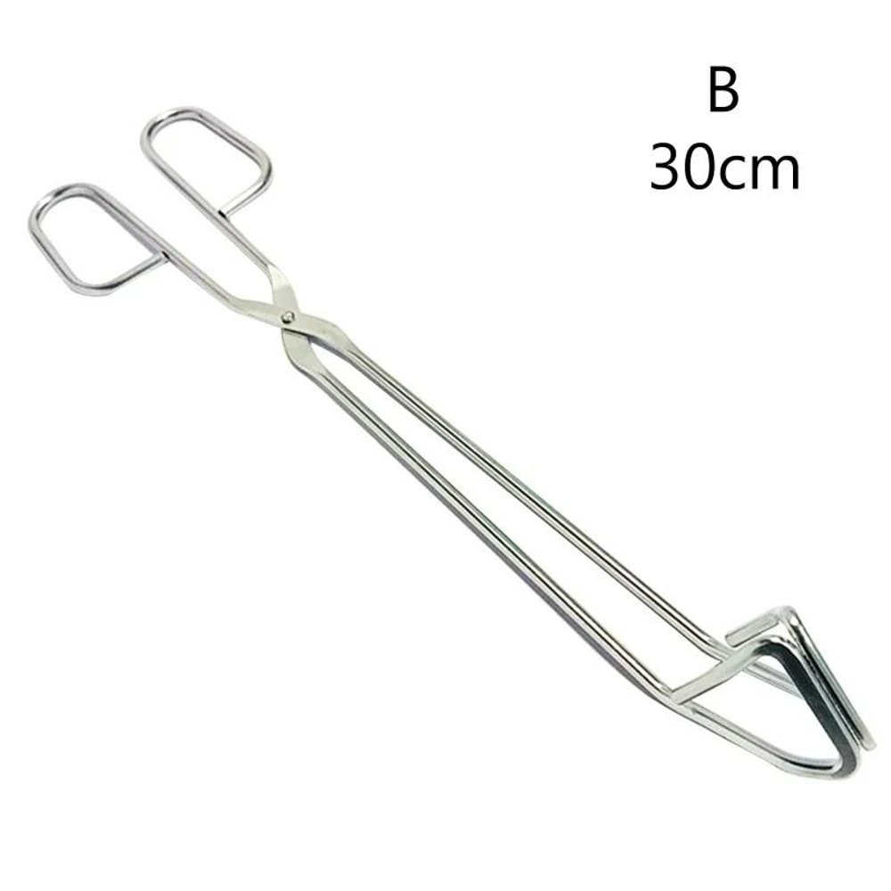 Stainless Steel BBQ Food Tongs Heat Resistant Grill Cooking Clip 2