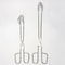 Stainless Steel BBQ Food Tongs Heat Resistant Grill Cooking Clip 6