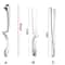 304 Stainless Steel Long Handle BBQ Tongs Non Slip Steak Cooking Tool 4