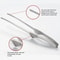 304 Stainless Steel Long Handle BBQ Tongs Non Slip Steak Cooking Tool 5