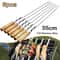 Stainless Steel BBQ Skewer Sticks Long Kebab Skewers With Wooden Handle 6
