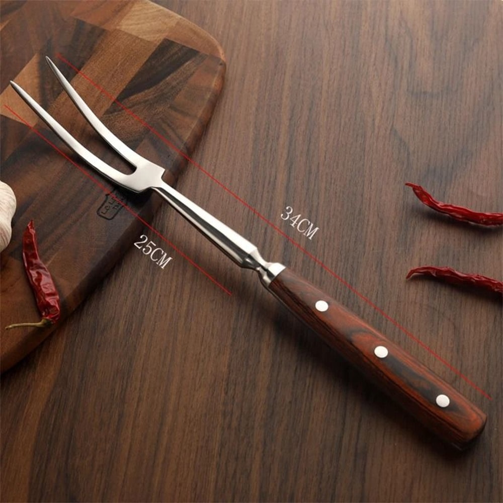 Stainless Steel BBQ Fork Grill Meat Cooking Tool For Outdoor Grilling And Camping 3